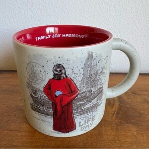 Starbucks Star Wars Life day Coffee mug Chewbacca Wookie 14 fl oz.